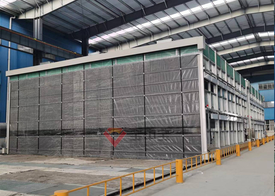 Retractable будочка картины тяжелой техники для подгонянного Workpiece металла