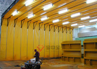 Мобильная телескопичная складывая будочка брызг следа для механического оборудования индустрии