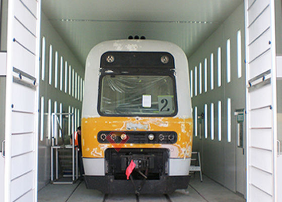 Картина железнодорожных оборудований будочки краски поезда будочки брызг метро